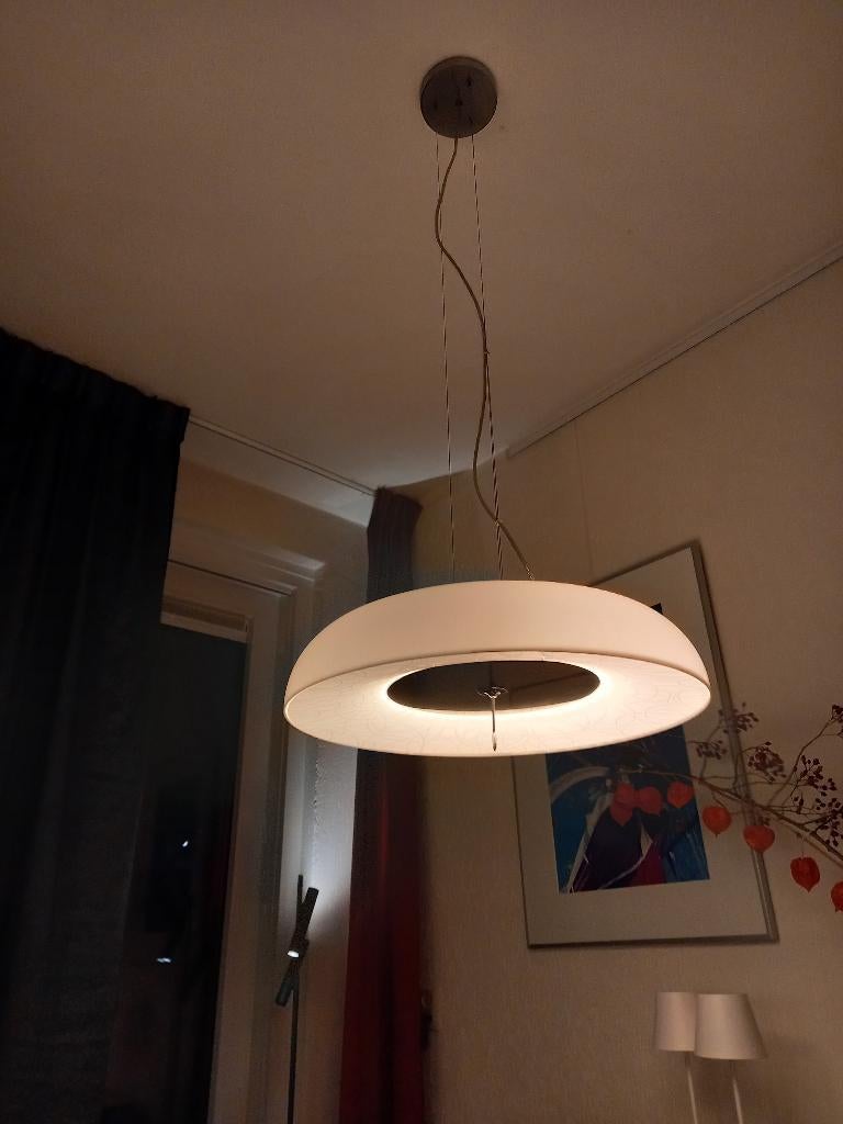 Hanglamp - Philips Lirio - dimbaar, Ophalen, Kunststof, Gebruikt, 50 tot 75 cm