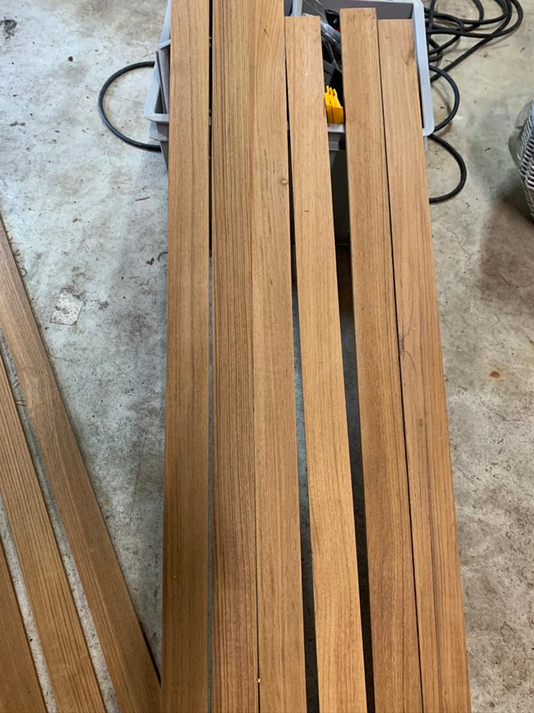 Teak planken diverse lengtes, Ophalen, Nieuw
