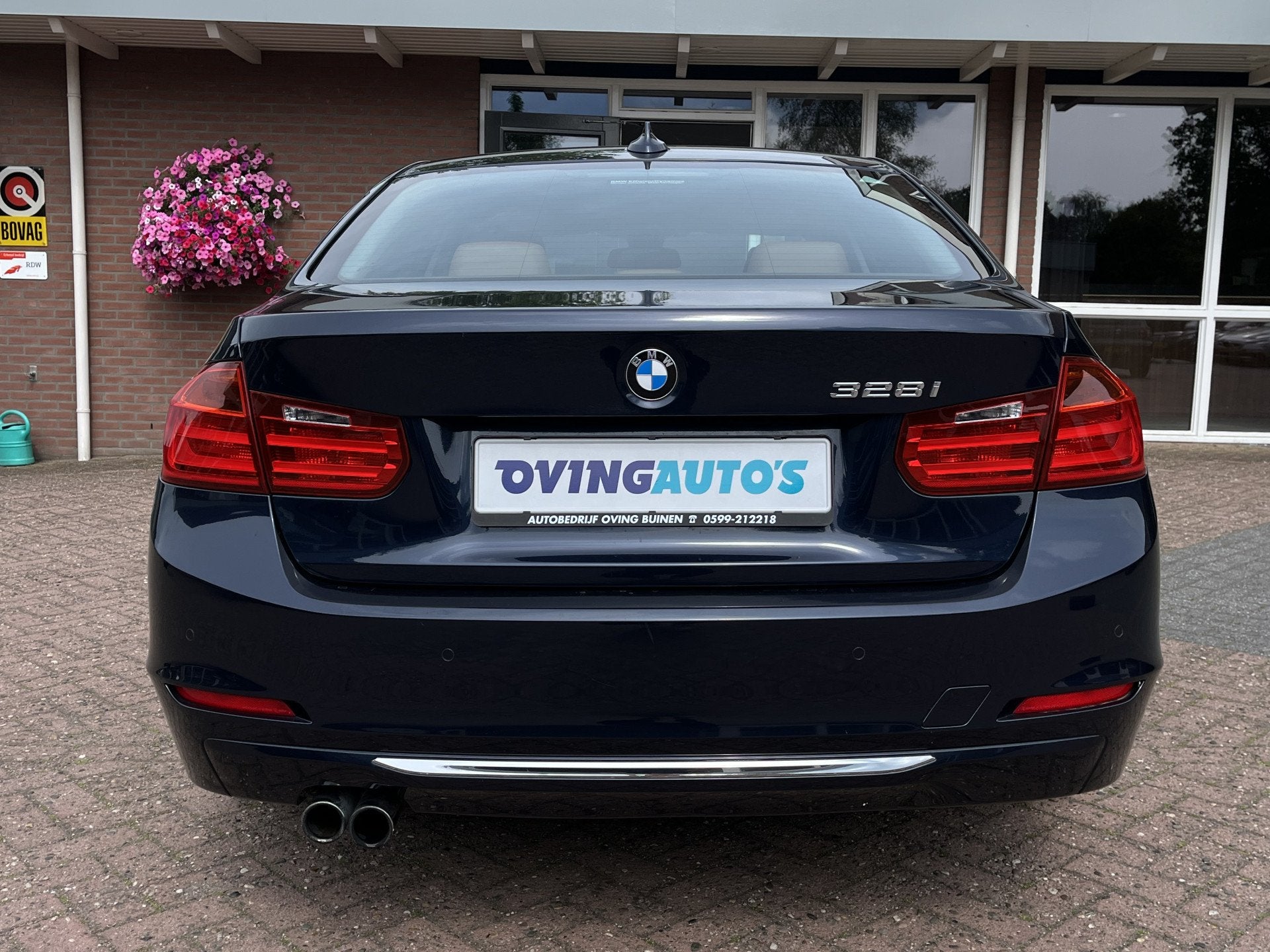 BMW 3-serie 328i High Executive (bj 2013, automaat), Auto's, Automaat, Achterwielaandrijving, Gebruikt, 4 cilinders