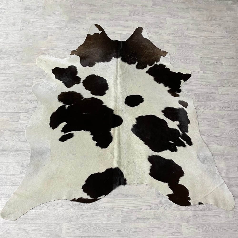 Koeienhuid bruin creme 205x200cm | Lederstore, Landelijk, modern, Scandinavisch, industrieel, 200 cm of meer, Bruin, Overige vormen