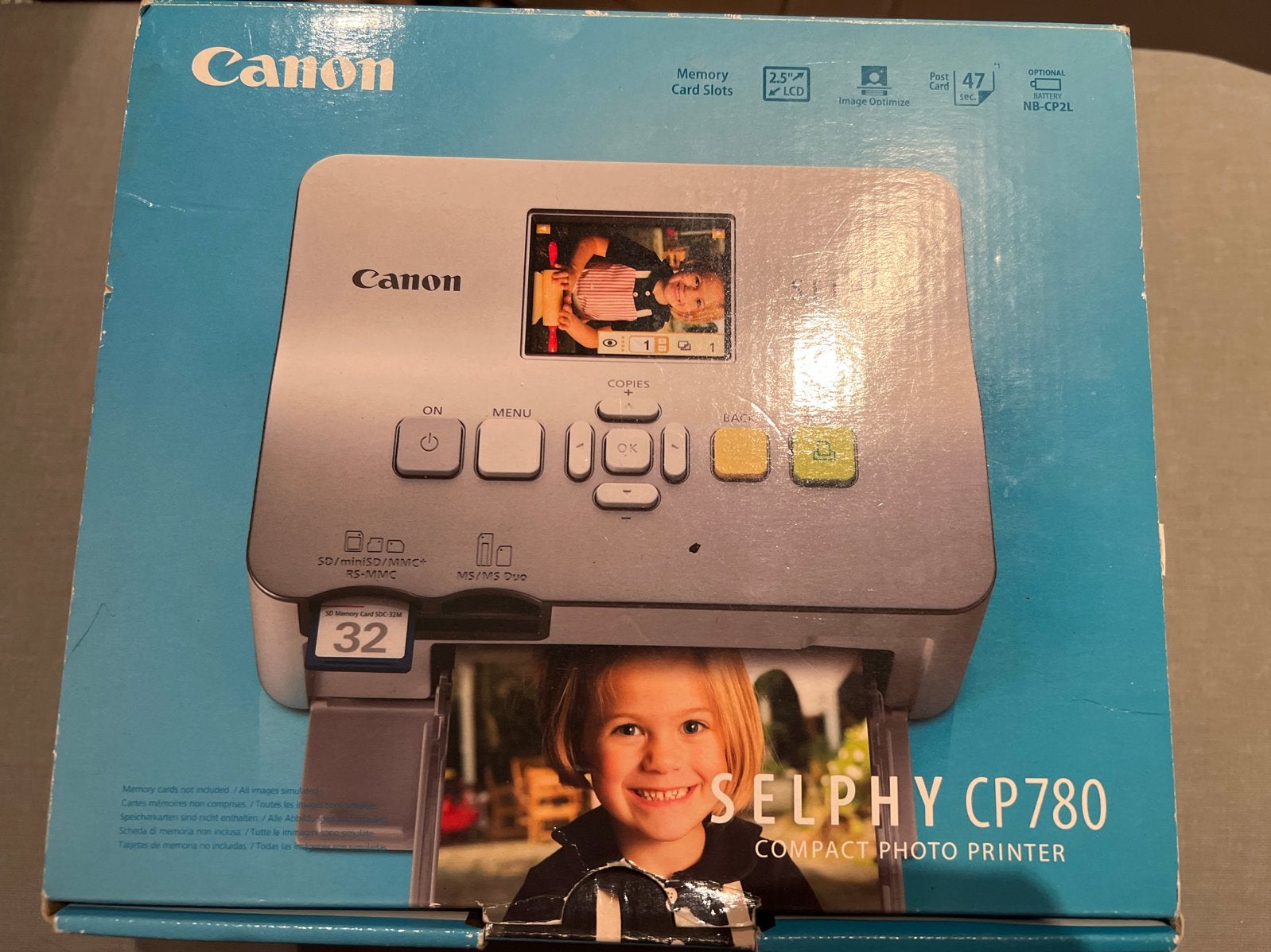 Canon Selphy CP780 Compacte Fotoprinter, Computers en Software, Printers, Zo goed als nieuw, Fotoprinter, Thermo-printer, Kleur printen