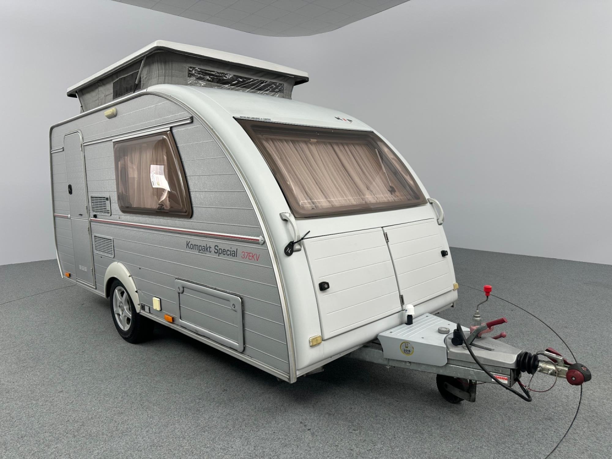 Kip Kompakt 37 EKV Vario Top Special Voortent Luifel, Kip, Tot en met 2, Reservewiel, Bedrijf