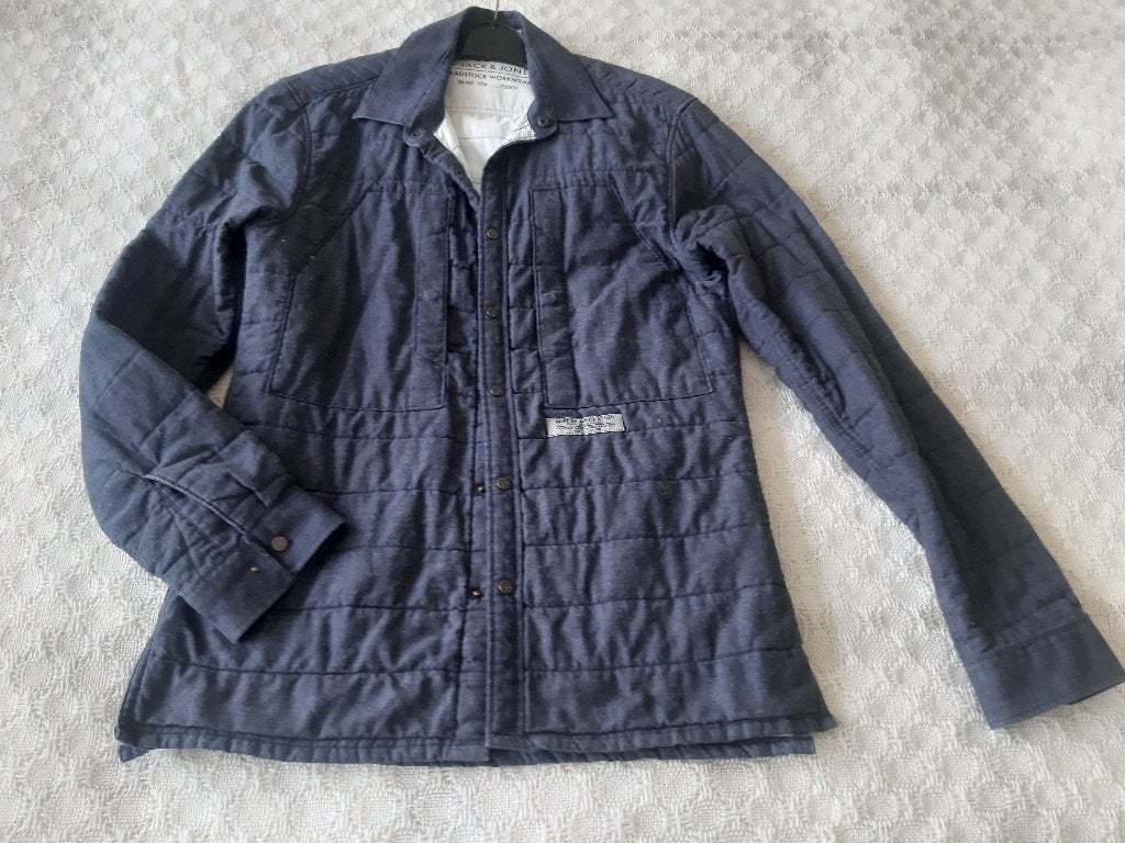 gevoerde blauwe spijkerjas Core by Jack & Jones maat S, Kleding | Heren, Jassen | Zomer, Ophalen, Blauw, Zo goed als nieuw, Core by Jack & Jones