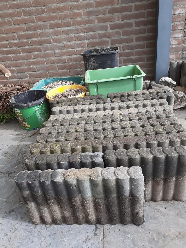 Beton bandjes, Tuin en Terras, Ophalen, 200 cm of meer, 25 tot 50 cm