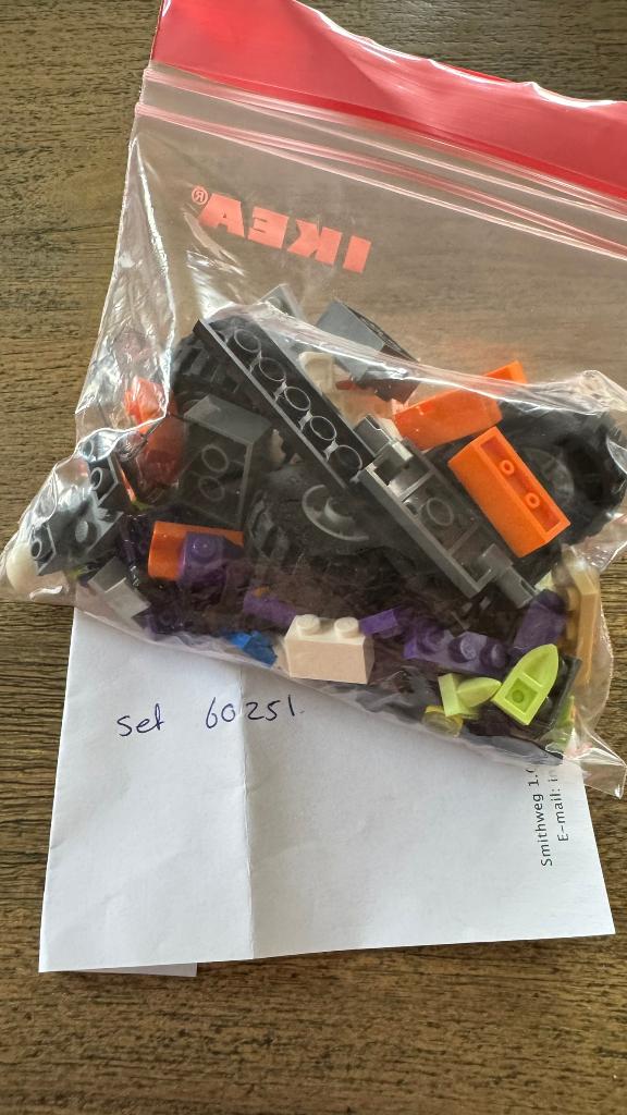 lego auto 62251 zonder boekje, Ophalen of Verzenden, Gebruikt