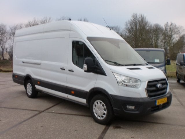 Ford Transit 350 L3H2TDCi 170PK AUTOMAAT 3.75 WB, Auto's, Bestelauto's, Automaat, Euro 6, 4 cilinders, Wit