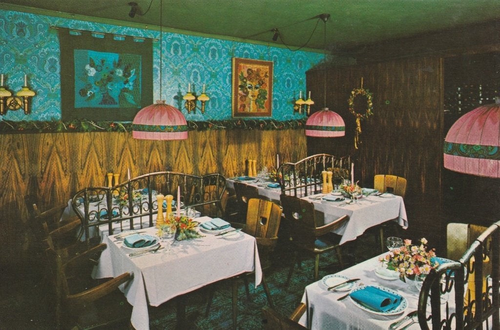 AMSTERDAM Restaurant De Gravenmolen Lijnbaansteeg, Verzenden, 1960 tot 1980, Ongelopen, Noord-Holland