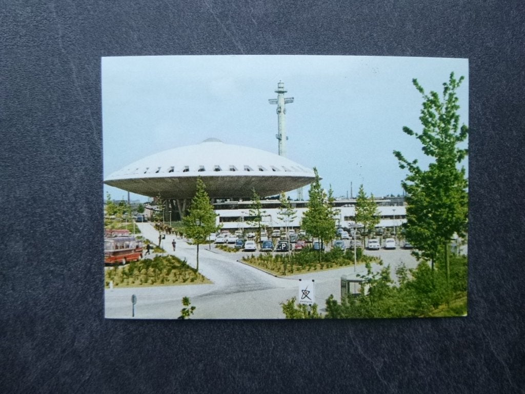 Eindhoven, Evoluon /auto, Verzenden, 1980 tot heden, Ongelopen, Noord-Brabant