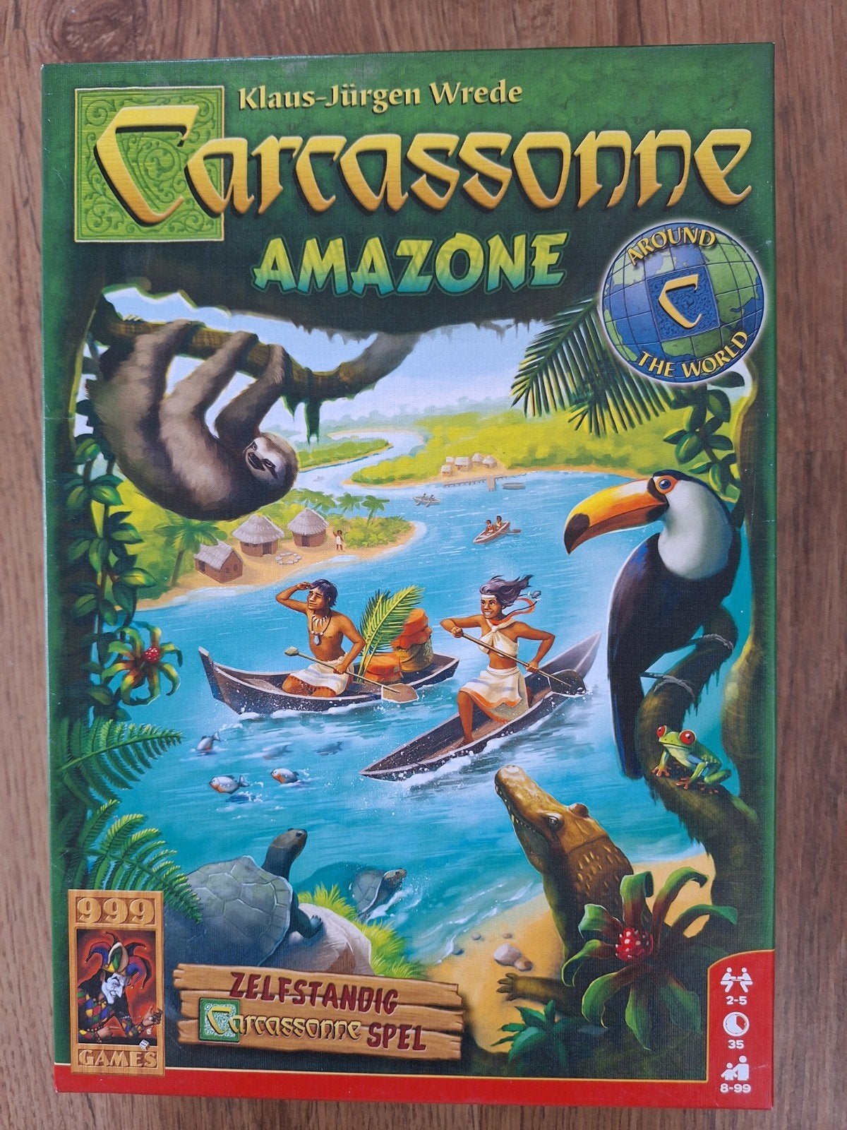 Carcassonne Amazone, Een of twee spelers, Ophalen of Verzenden, Zo goed als nieuw, 999 Games