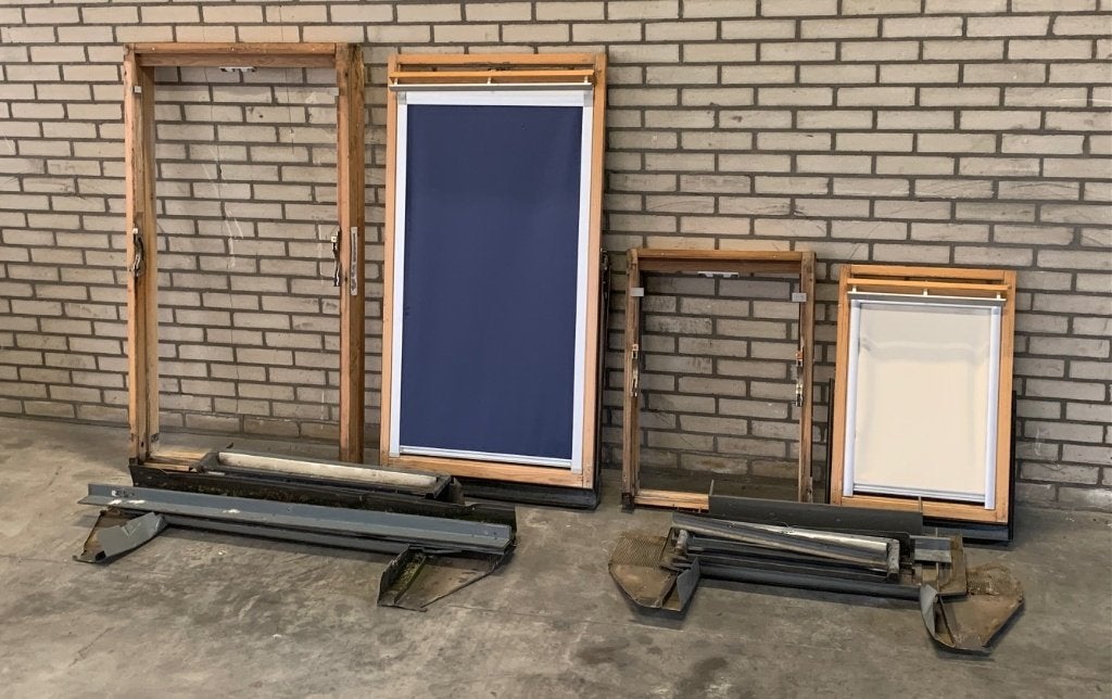 Velux dakramen klein en groot, Ophalen, Gebruikt, Minder dan 80 cm, 120 tot 160 cm
