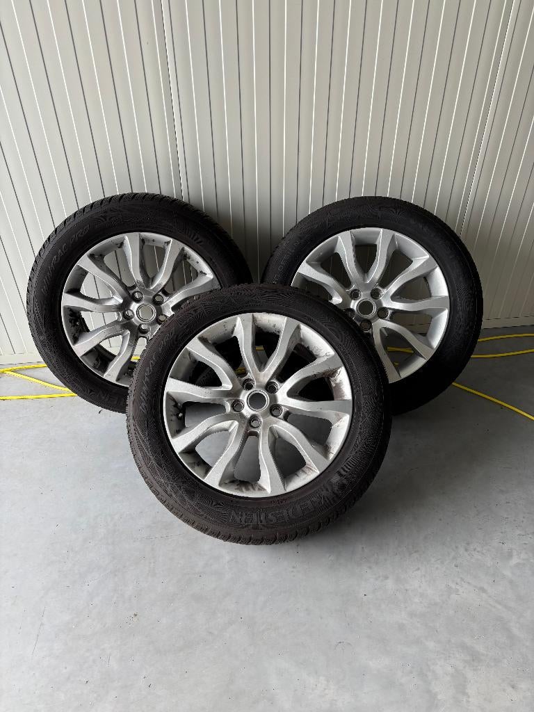3 originele Range Rover Sport velgen winterbanden 255/55 R20, Auto-onderdelen, Banden en Velgen, Ophalen, Gebruikt, 255 mm, Banden en Velgen