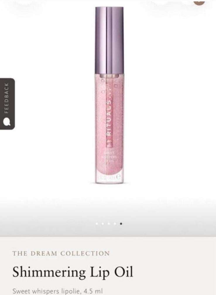 Rituals Dream shimmering lip oil 4,5 ml 3 stuks 💜 nieuw!, Lippen, Paars, Nieuw, Ophalen of Verzenden