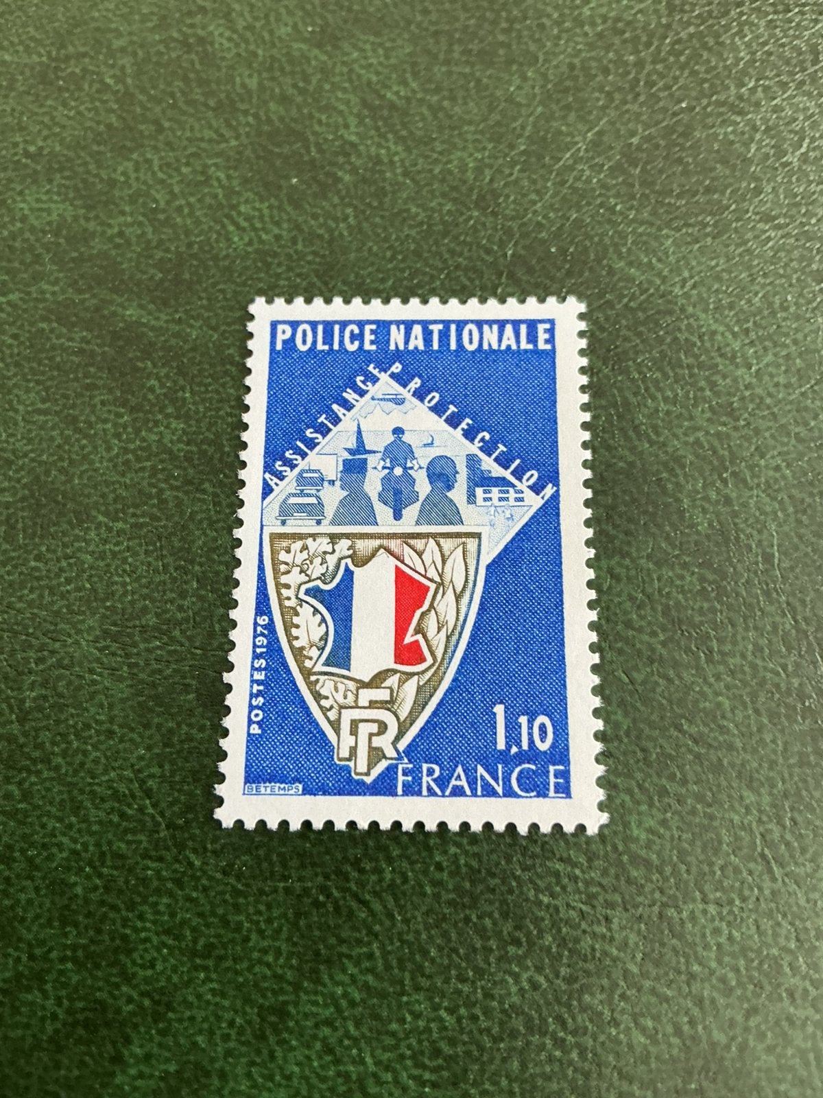 Frankrijk 1976: Police Nationale, Verzenden, Postfris