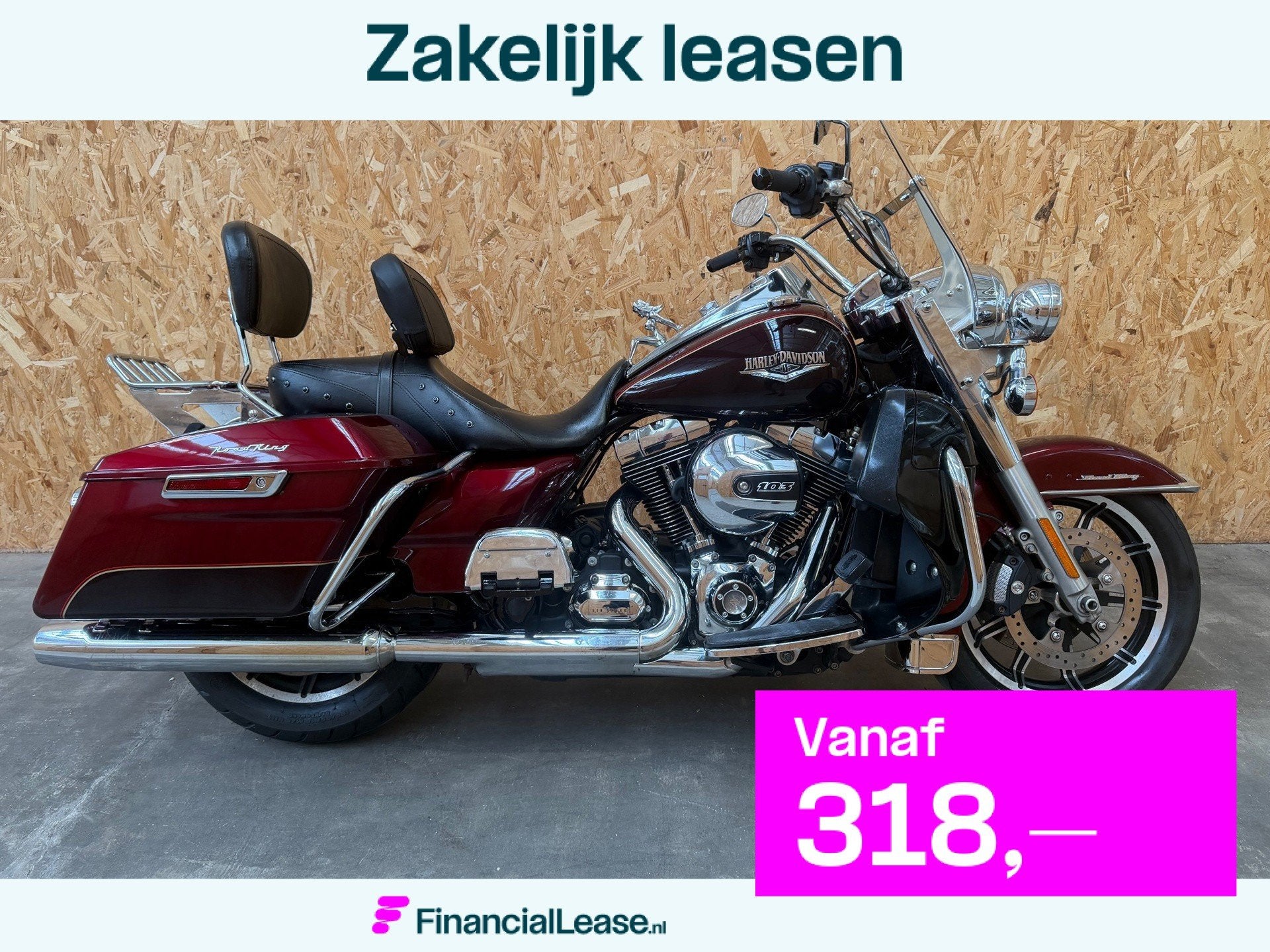 Harley Davidson Road king 103 high output 2015 vol, 1690 cc, Meer dan 35 kW, Toermotor, Handgeschakeld