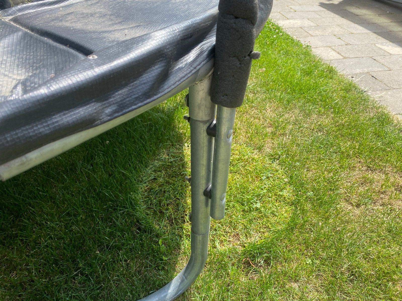 Trampoline met vangnet 170 cm diameter en nieuwe rand, Ophalen, Gebruikt