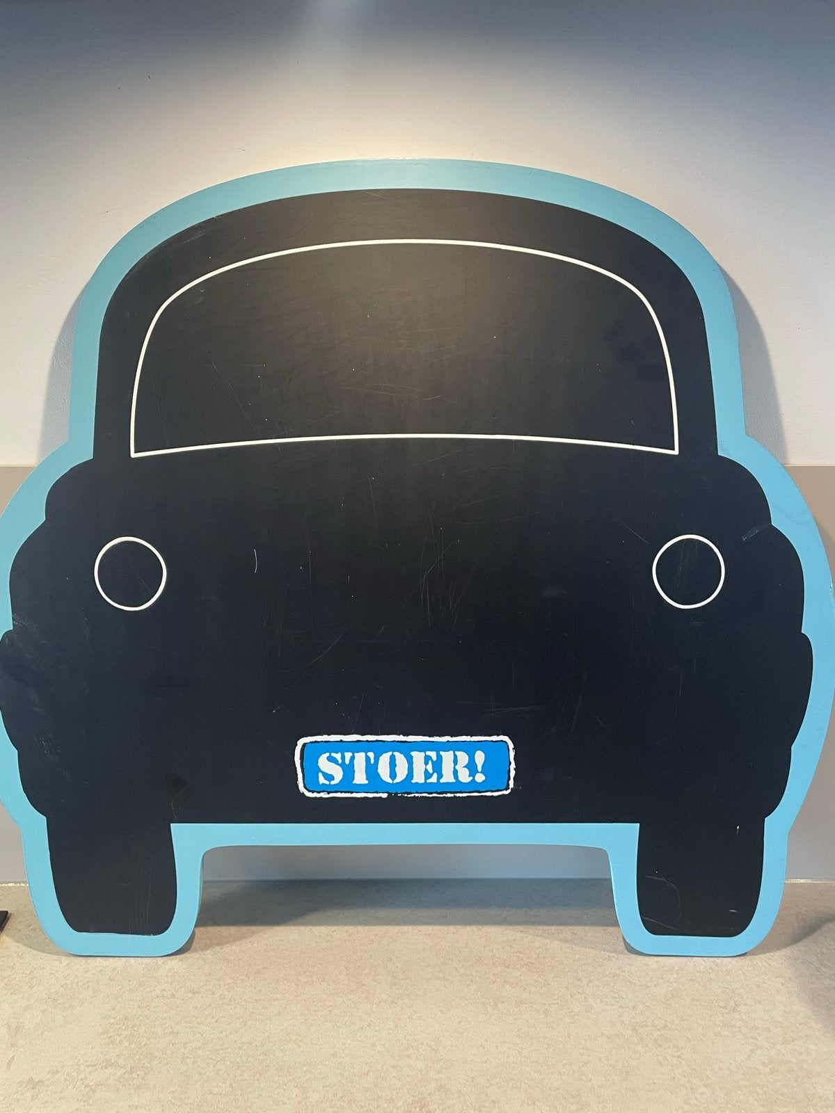 Stoer! Auto krijtbord voor kinderen, Ophalen, Gebruikt, Zwart, Hout
