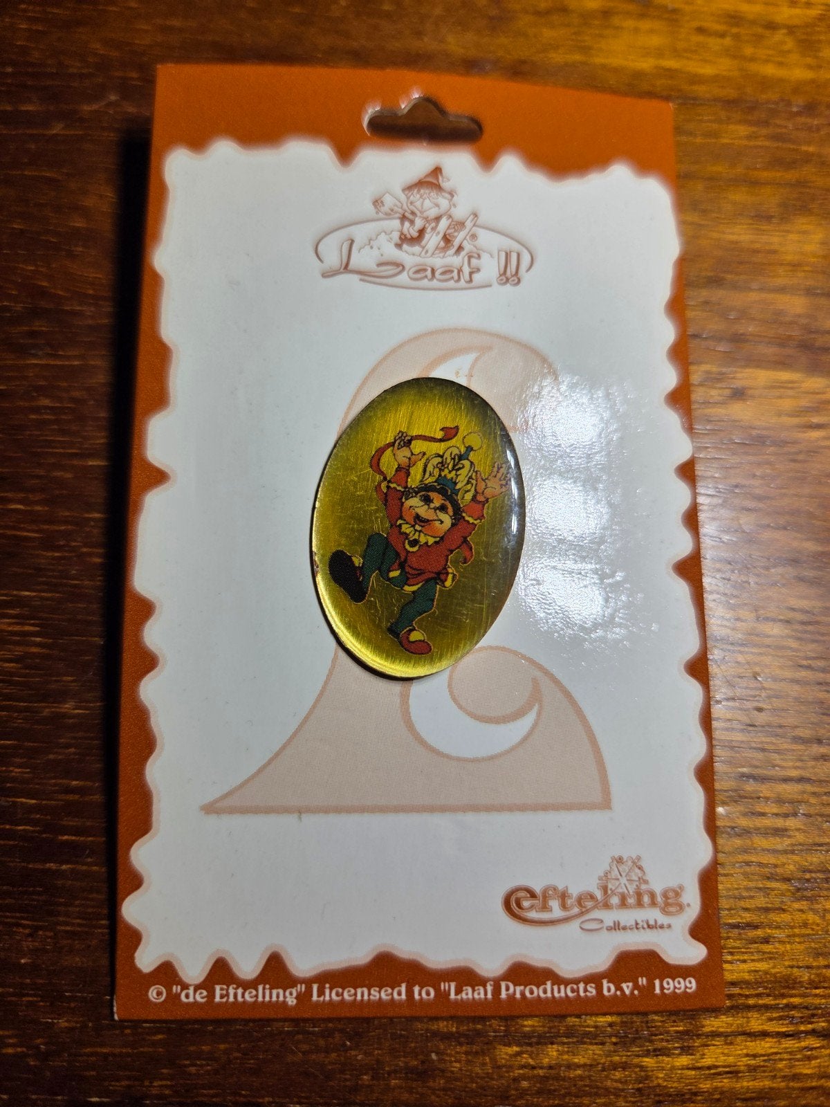 Efteling Laaf Speldje 1999 - Vintage Pin, Ophalen of Verzenden, Gebruikt, Button of Speldje