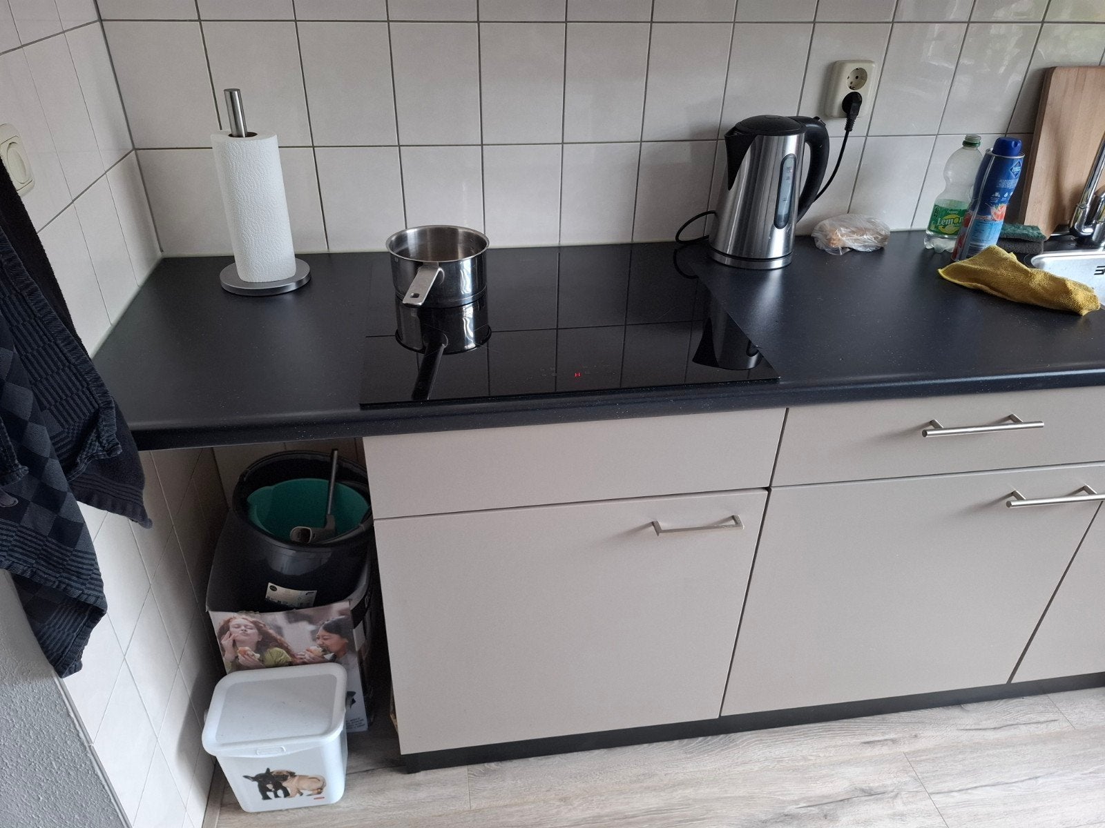 Keukenblok met keukenblad (268 cm) en kasten, Huis en Inrichting, Keuken | Complete keukens, Ophalen
