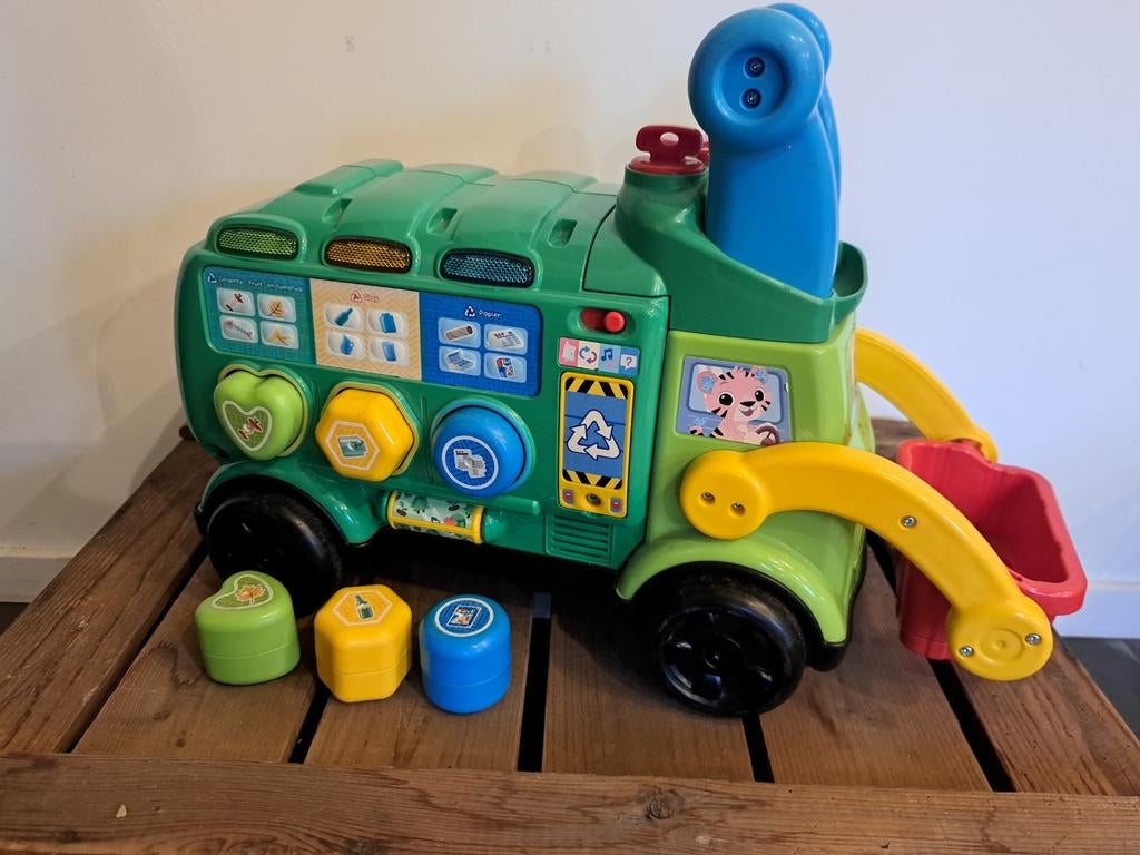Vtech Recycletruck / loopauto, Kinderen en Baby's, Speelgoed | Overig, Jongen of Meisje, Ophalen of Verzenden