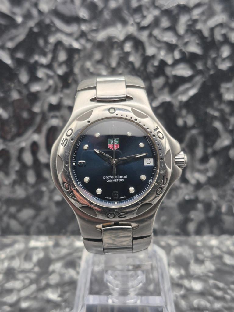TAG Heuer Kirium Professional Ref. WL1113-0 Blauw Quartz, Staal, TAG Heuer, TAG Heuer SA, Rue Louis-Joseph Chevrolet 6A, 2300 La Chaux-de-Fonds, Zwitserland