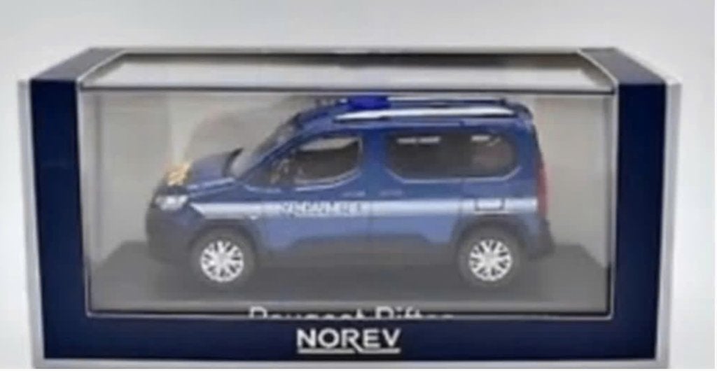 PEUGEOT RIFTER 2019 GENDARMERIE OUTREMER 1/43 NOREV 479064, Verzenden, Nieuw, Auto, Norev