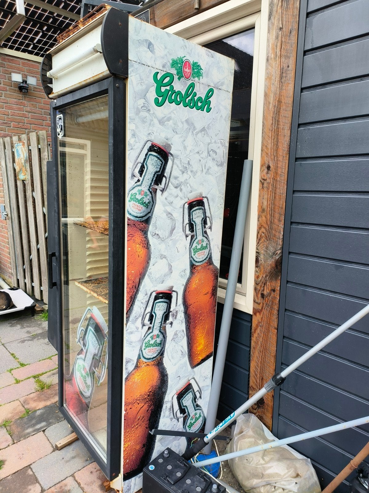 Grolsch koelkast,gratis af te halen, Minder dan 75 liter, Ophalen, Gebruikt, Zonder vriesvak