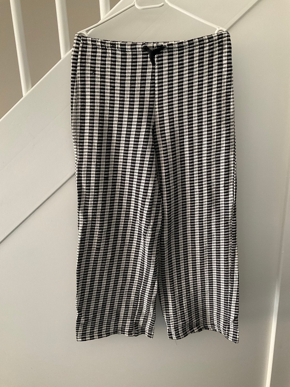 Zara broek zwart-wit geruit, maat S, Zwart, Ophalen of Verzenden, Zo goed als nieuw, Maat 36 (S)