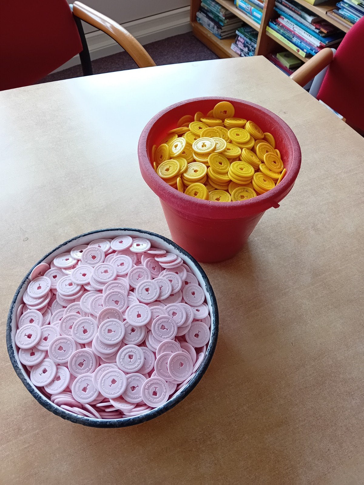 Consumptiemunten voor evenementen en markten, Ophalen of Verzenden, Gebruikt