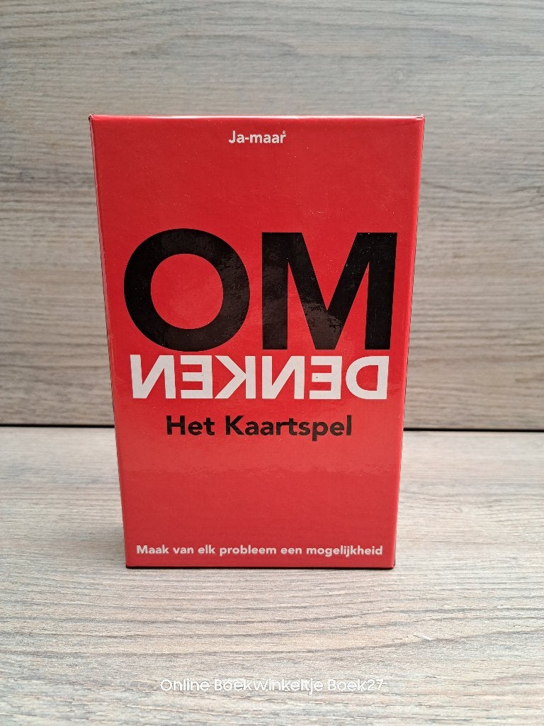 Omdenken - Het kaartspel - compleet, Ophalen of Verzenden, Zo goed als nieuw, Berthold Gunster