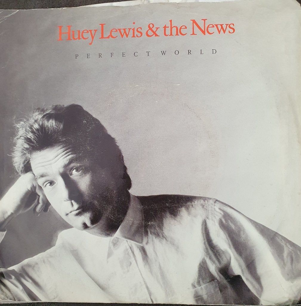 Huey Lewis - Perfect World, Gebruikt, 7 inch, Pop, Fotohoes