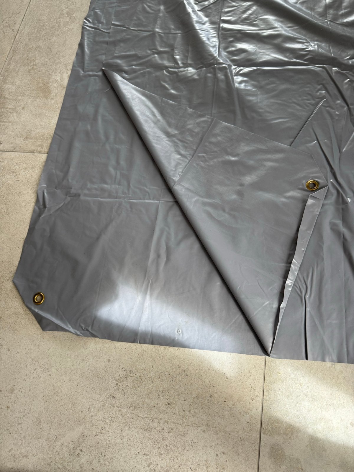 Grijs afdekzeil 390x250cm - Nieuw, Ophalen of Verzenden, Nieuw
