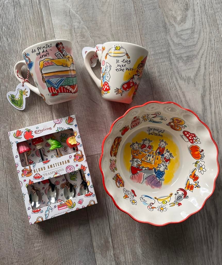 Blond Amsterdam Efteling NIEUW, Ophalen of Verzenden, Nieuw, Porselein, Compleet servies