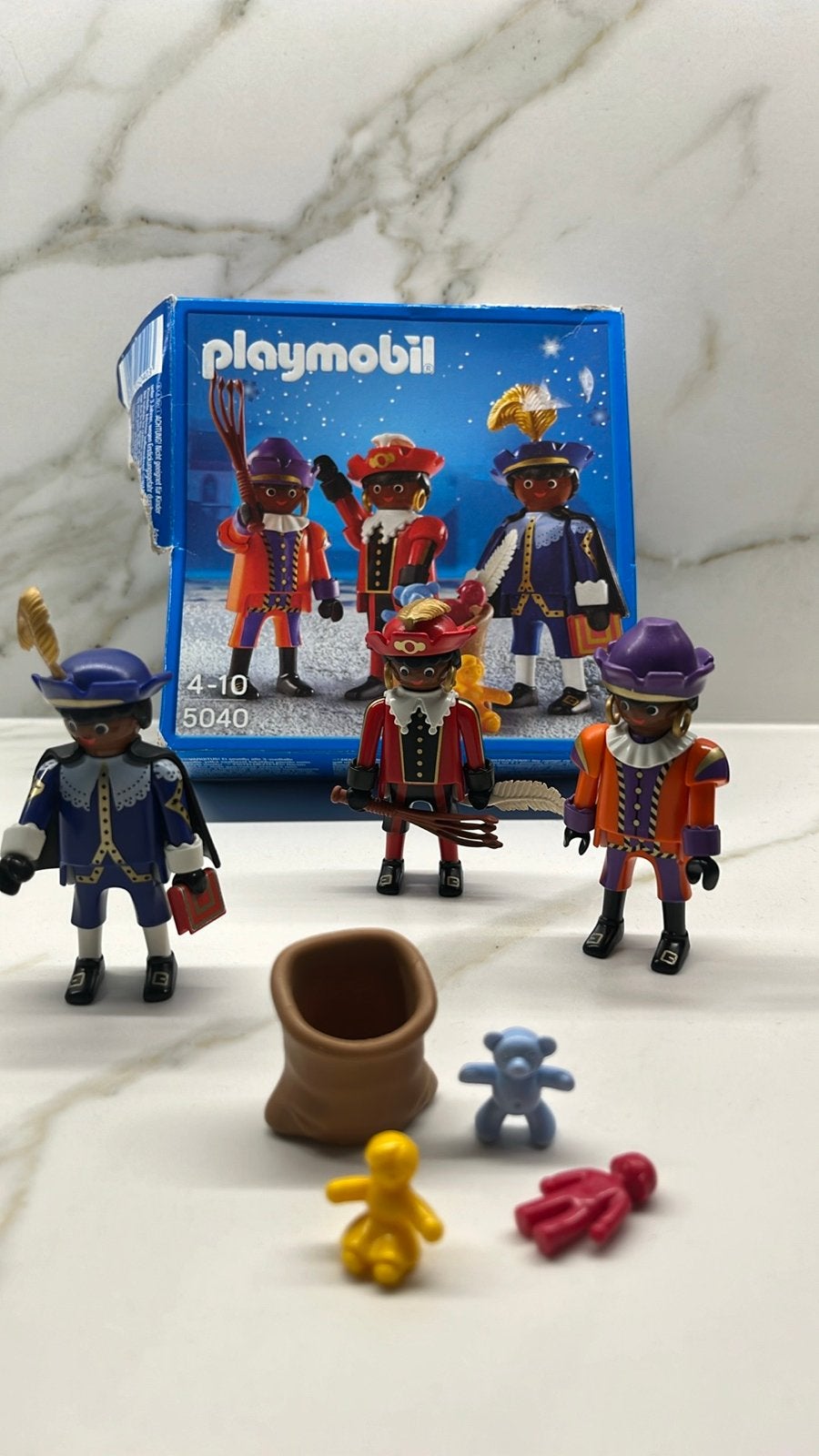 Playmobil Sinterklaas set 5040 - Zwarte Pieten, Complete set, Ophalen of Verzenden, Zo goed als nieuw, Figuren