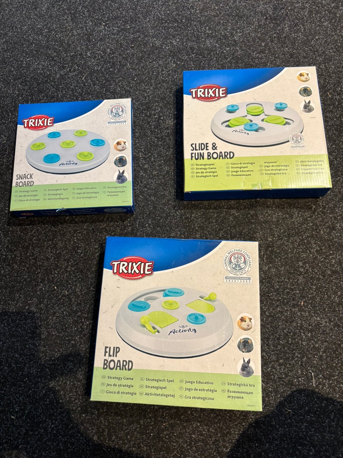 Trixie konijnen/knaagdier strategiespellen, 3 stuks, Ophalen of Verzenden, Nieuw, Speelgoed