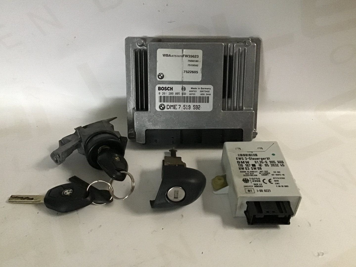 Computer motormanagement set N42B18A BMW E46 DME 7519592, Gebruikt, -, -, Ophalen of Verzenden