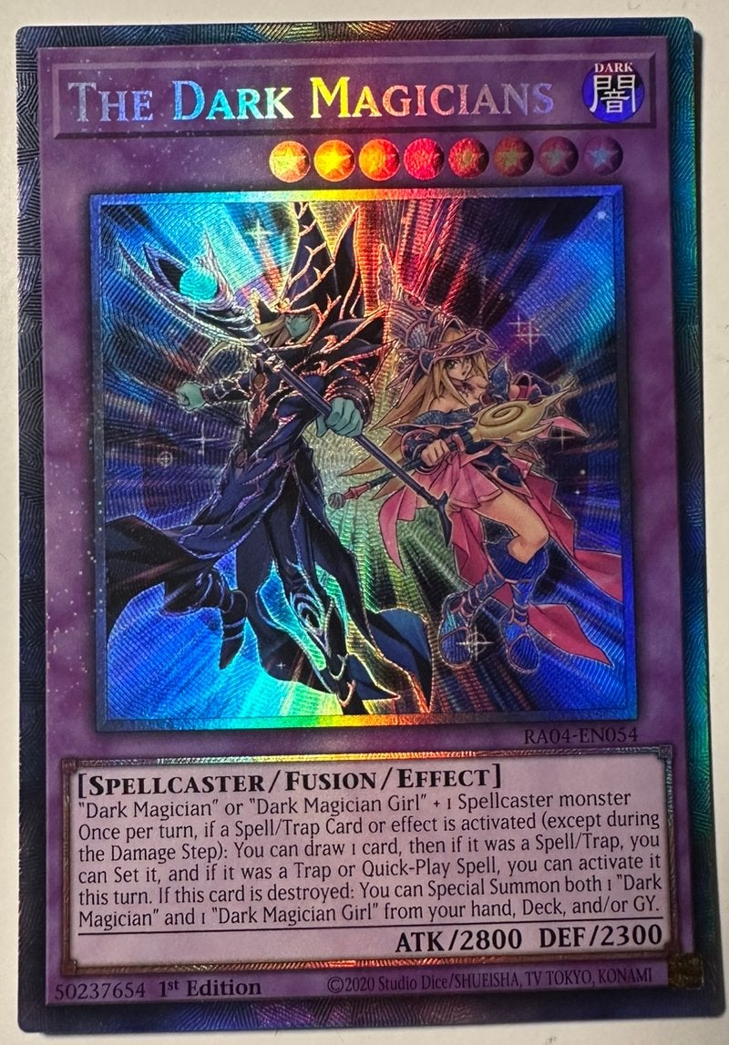 Yu-Gi-Oh! The Dark Magicians Collectors Rare Tin Promo !, Ophalen of Verzenden, Zo goed als nieuw, Losse kaart, Foil