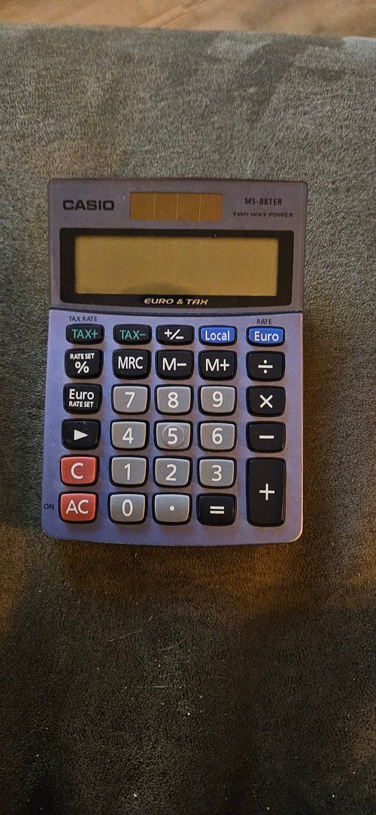 casio zonnecel batterij rekenmachine, Ophalen of Verzenden