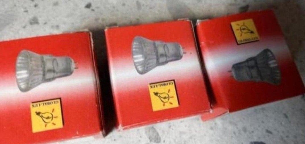 3x Global Lux Halogeen Lamp 12V 10W MR8+C L36MM Nieuw, Ophalen of Verzenden, Nieuw