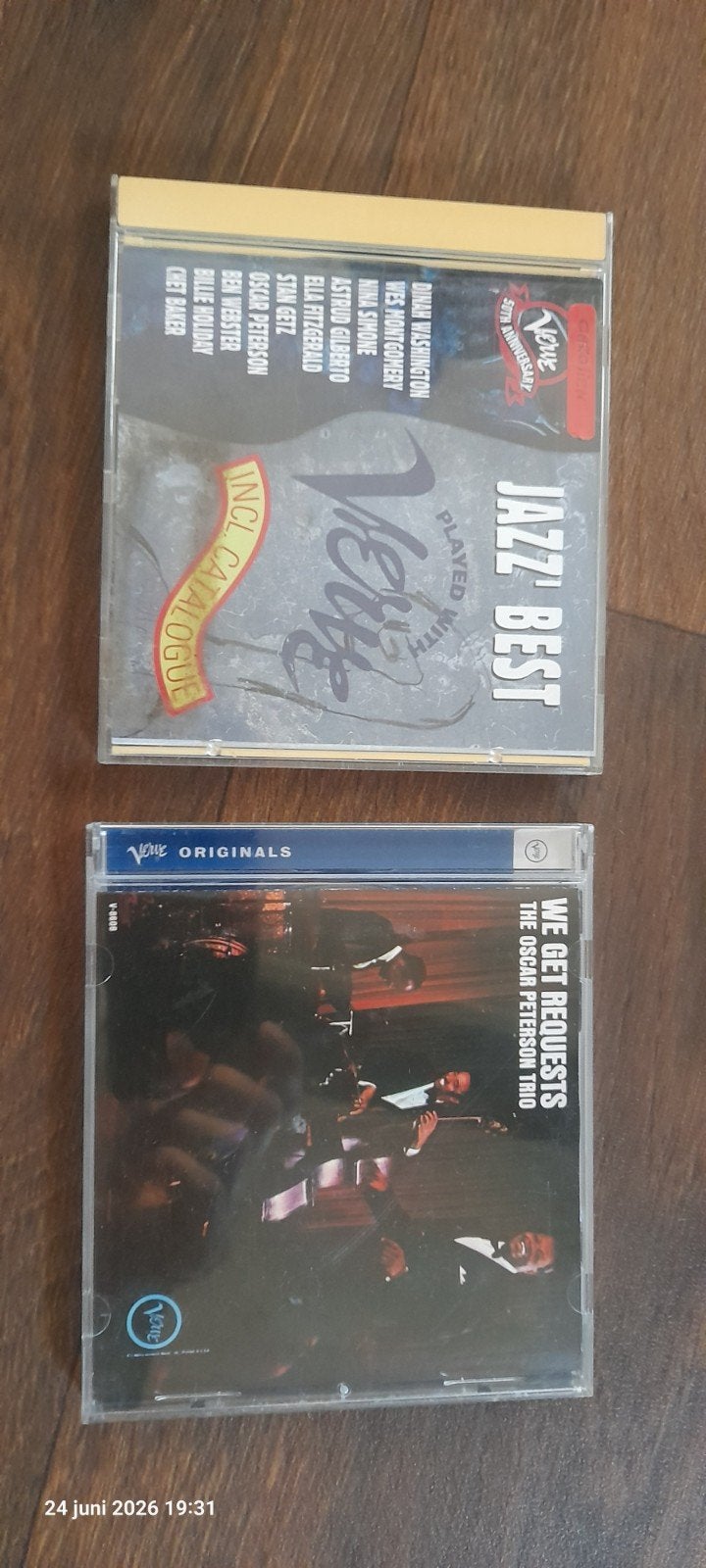 Jazz Best Verve & The Oscar Peterson Trio CD's, Ophalen of Verzenden, Gebruikt, Jazz