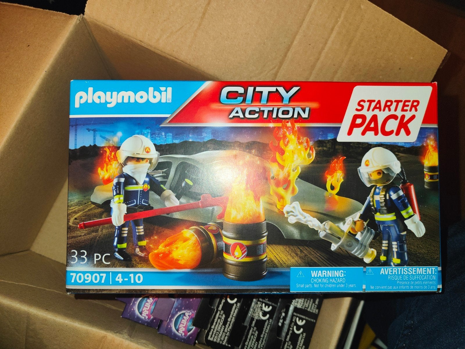 Playmobil Starter Pack Brandweer & Naruto Figuren, Complete set, Overige typen, Nieuw, Ophalen of Verzenden