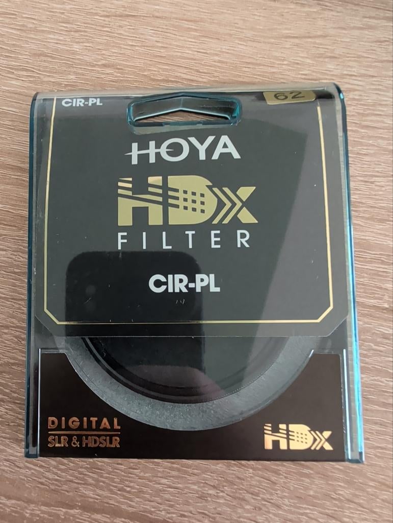 Hoya HDX CIR-PL 62mm Polarisatiefilter, Ophalen of Verzenden, Zo goed als nieuw, 60 tot 70 mm, Polarisatiefilter