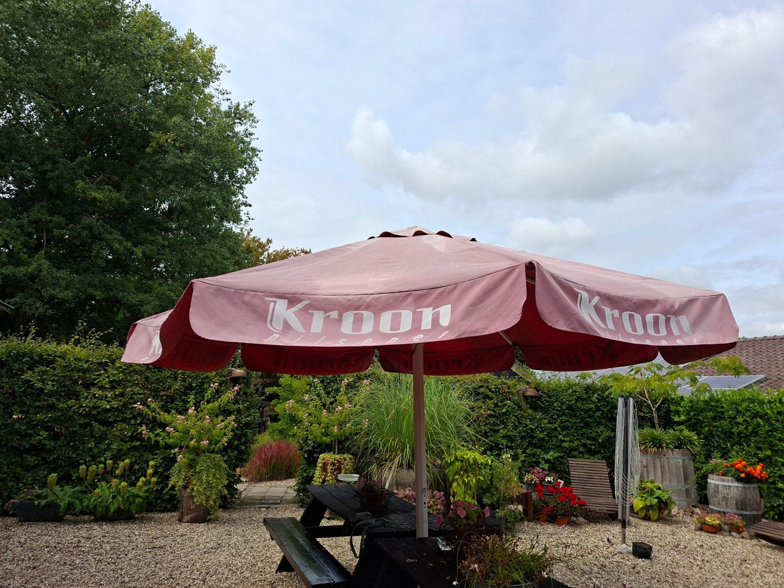 Tekoop horeca parasol, Tuin en Terras, Parasols, Ophalen of Verzenden