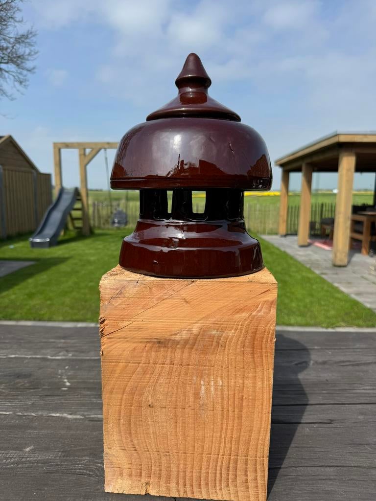 Nieuw! Prachtige Antieke Keramische Schoorsteenpot, Ophalen of Verzenden