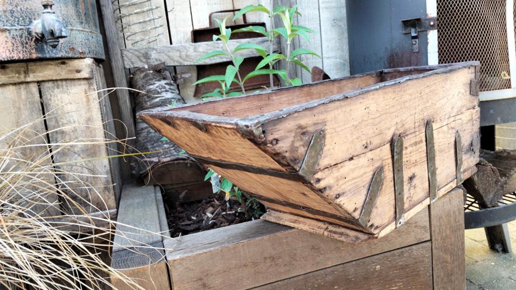 Brocante oude trog zaaibak deegbak mangelbak, Antiek en Kunst, Curiosa en Brocante, Ophalen of Verzenden