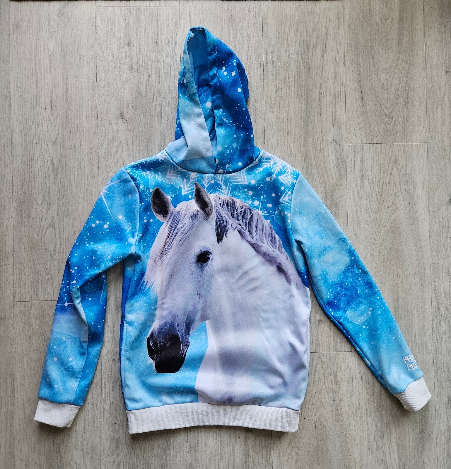 Paardenpraat TV hoodie maat 158, Ophalen of Verzenden, Zo goed als nieuw, Jongen of Meisje, Trui of Vest