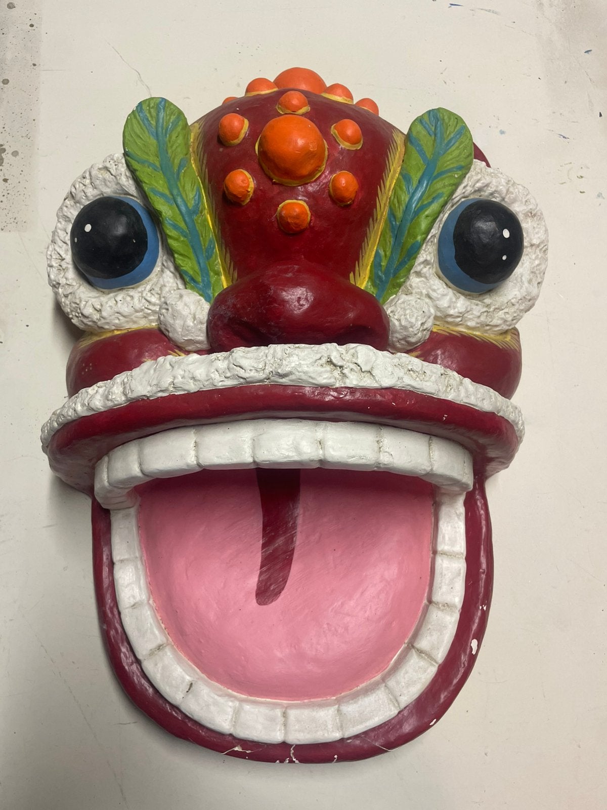 Papier-maché Masker - Kleurrijk en Handgemaakt, Antiek en Kunst, Ophalen, Overige onderwerpen, Masker, 20 - 50 cm