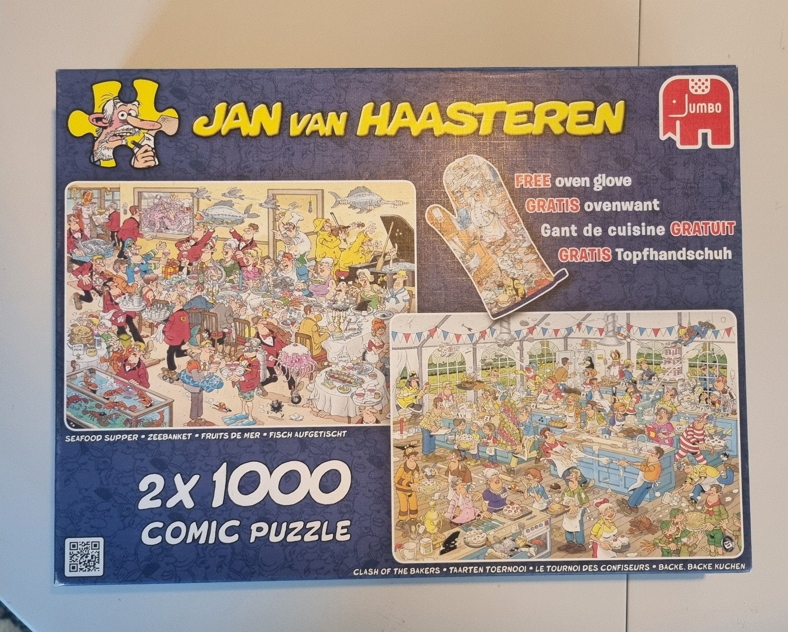 Van Haasteren puzzel 2x1000, Ophalen, 500 t/m 1500 stukjes, Zo goed als nieuw