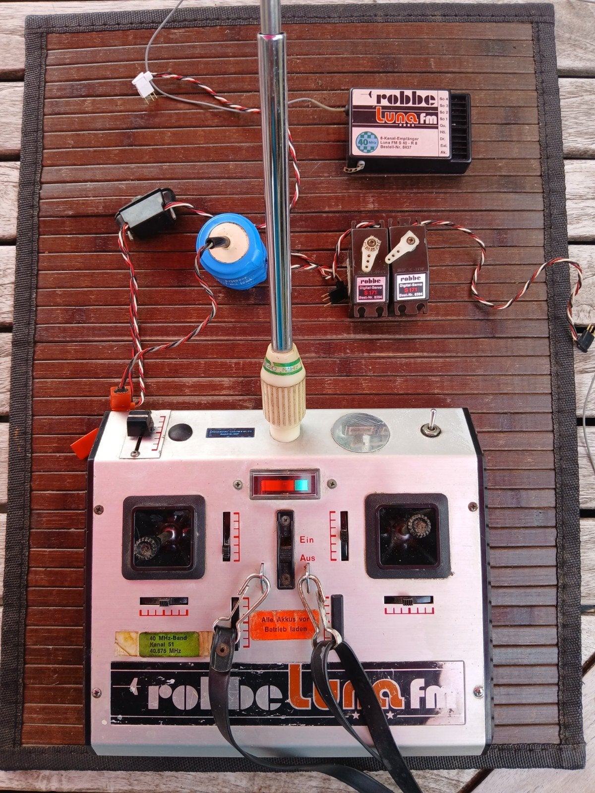 Robbe Luna fm s 40 (40 mhz) RC afstandsbediening 8 kanalen, Ophalen of Verzenden