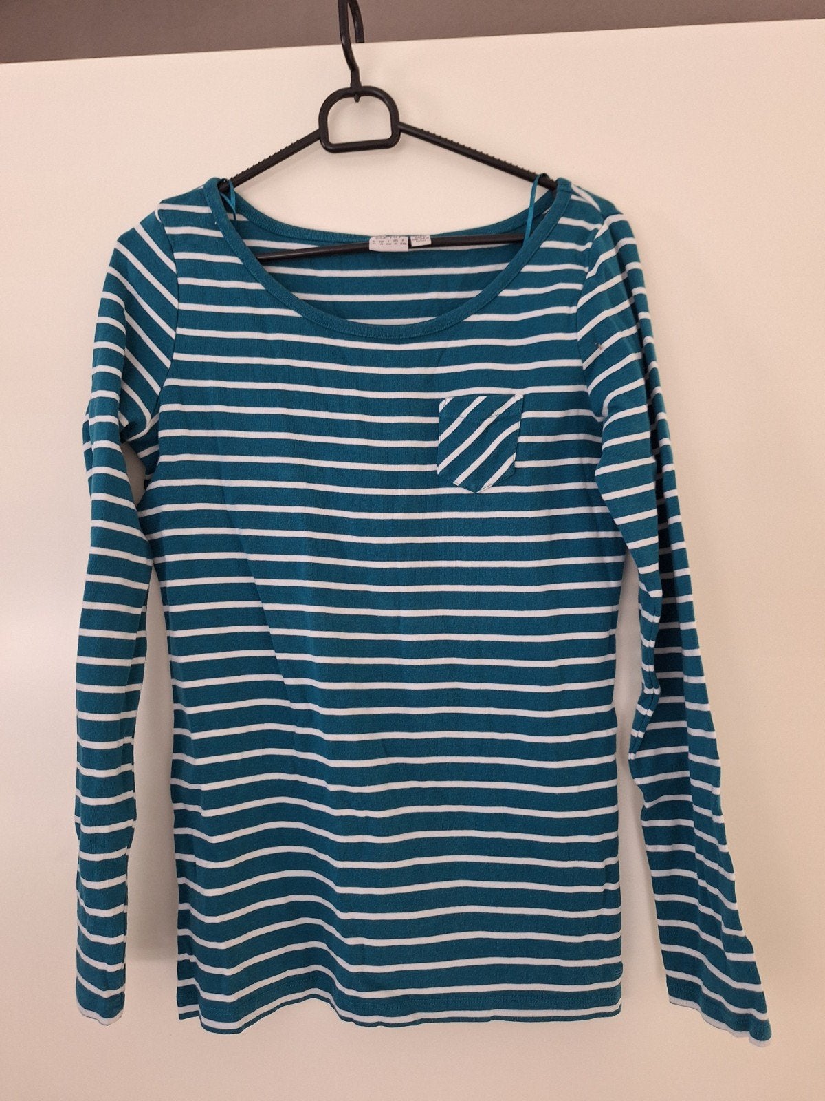 Esprit gestreept shirt met lange mouwen en zakje, Kleding | Dames, T-shirts, Blauw, Maat 46/48 (XL) of groter, Ophalen of Verzenden