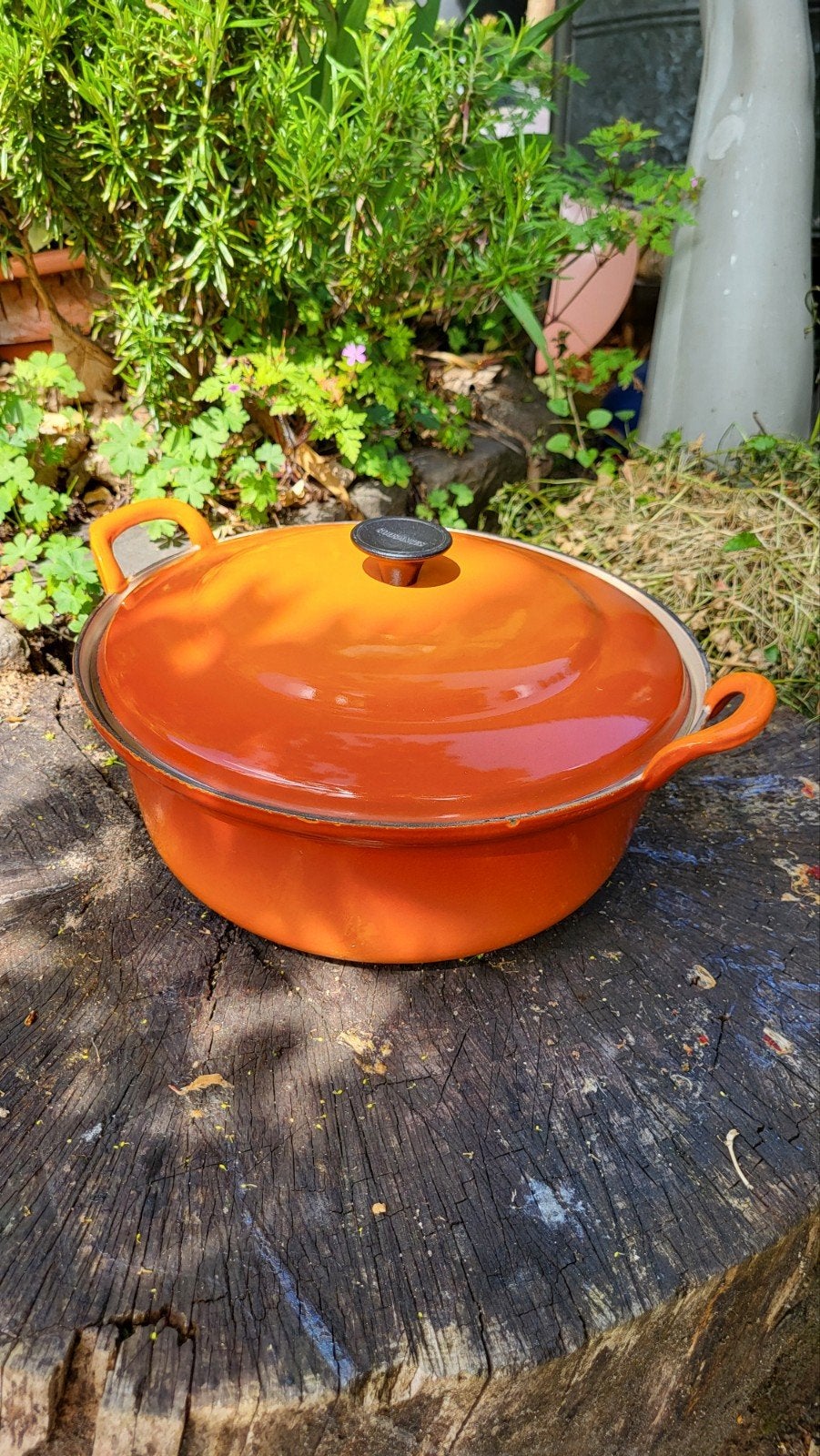 Utrecht Gietijzeren Geëmailleerde Braadpan / Juspan, Ophalen of Verzenden, Gietijzer, Koekenpan of Braadpan